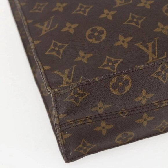 LOUIS VUITTON Monogram Sac Plat Hand Bag M51140 LV Auth ka630 - Picture 5 of 16